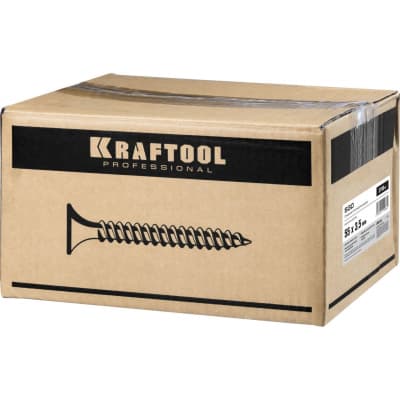 Саморезы гипсокартон-дерево KRAFTOOL 55 х 3.5 мм, 2 700 шт. 3005-55