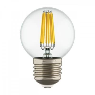 Лампа светодиодная Lightstar LED G50 Filament 6W E27 2800K 933822