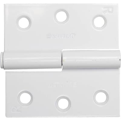 Петля разъемная MASTER STAYER 75 x 75 x 2.4 мм, 1 шт., цвет белый, правая 37613-75-2R