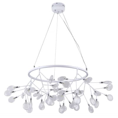 Подвесной светильник Crystal Lux EVITA SP45 D WHITE/TRANSPARENT