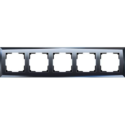 Рамка на 5 постов Werkel Diamant WL08-Frame-05 черный 4690389063664