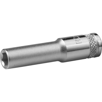 торцовая головка KRAFTOOL 1/4", 7 мм, Cr-V сталь, хромированная 27817-07_z01