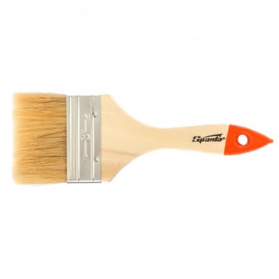 Кисть плоская Slimline 3 (75 мм), натуральная щетина, деревянная ручка Sparta 824405