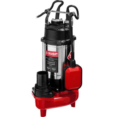 Насос фекальный погружной для загрязненной воды ЗУБР 450 Вт, 250 л/мин НПФ-450
