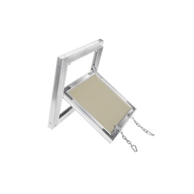 Люк под покраску ЭТАЛОН 300х300 мм потолочный съемный с жесткой внешней рамой