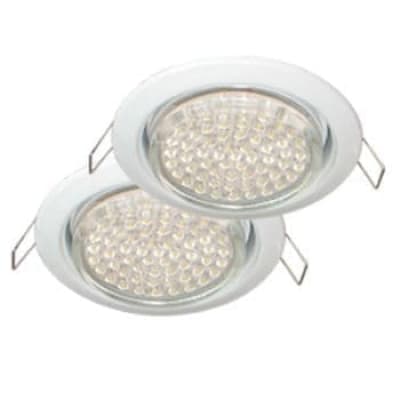 Встраиваемый светильник Ecola GX53 H4 2 pack белый FW53P2ECB