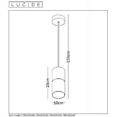 Подвесной светильник Zino 74410/01/65 Lucide