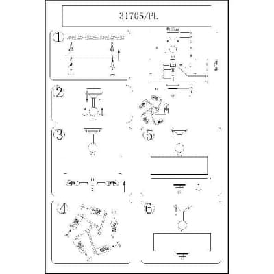 Потолочная люстра Newport 31700 31705/PL