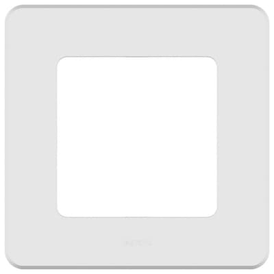 Рамка декоративная универсальная Legrand Inspiria, 1 пост, для горизонтальной или вертикальной установки, цвет "Белый" 673930