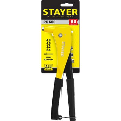 STAYER RX-600 заклепочник, литой корпус 3104_z01