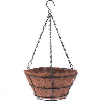 Кашпо подвесное с вкладышем из коковиты, конус D 35 см Palisad 69022