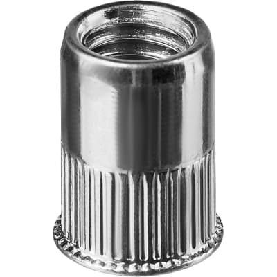 Резьбовые заклепки Nut-R, М10, 150 шт, стальные с насечками, уменьш. бортик, KRAFTOOL 311708-10