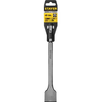 STAYER Gorilla Force SDS-Plus Зубило лопаточное 40 х 250 мм 29353-40-250_z02