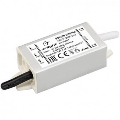 Блок питания Arlight ARPV-24012-D 24V 12W IP67 022409
