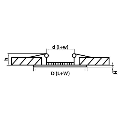 Встраиваемый светодиодный светильник Lightstar Zocco 224152
