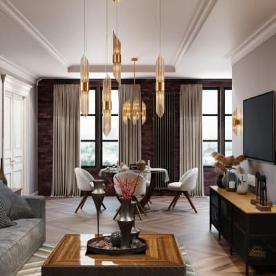 Люстра подвесная ODEON LIGHT FLAMBI 4847/18