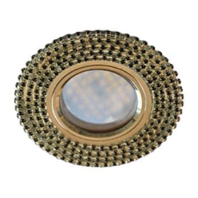 Встраиваемый светильник Ecola MR16 DL1662 GU5.3 Glass хром/прозрачный/черный FB16RGECB