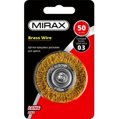 Щетка дисковая для дрели MIRAX 50 мм 35145-050