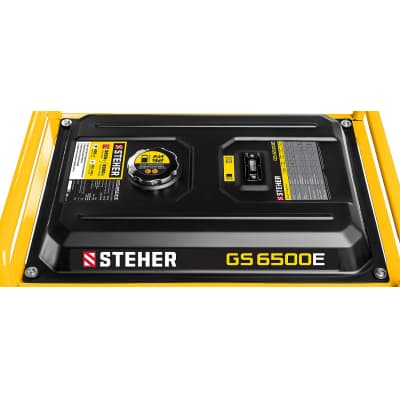 GS-6500Е бензиновый генератор с электростартером, 5500 Вт, STEHER GS-6500Е
