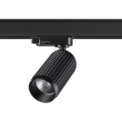 Трехфазный трековый cветильник IP20 GU10 50W 220V MAIS 370766 PORT NT21 000 черный   NOVOTECH MAIS 370766