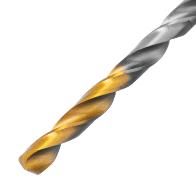 Сверло спиральное по металлу 4,5 x 80 мм, Р6М5, Golden Tip  Denzel 718231