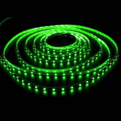 Ecola LED strip STD 14.4W/m 12V IP20 10mm 60Led/m Green зеленая светодиодная лента на катушке 5м. S2LG14ESB
