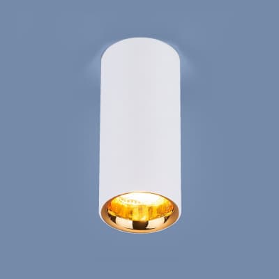 Потолочный светильник Elektrostandard DLR030 12W 4200K белый матовый/золото