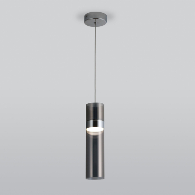 Подвесной светильник Eurosvet Lumen 50244/1 LED хром/дымчатый