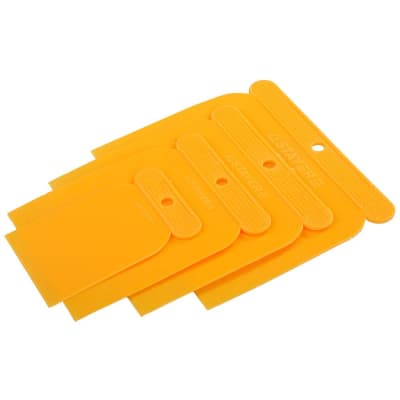 Шпатели STAYER 50, 80, 100, 120 мм, 4 шт "японские" пластмассовые 1010-H4