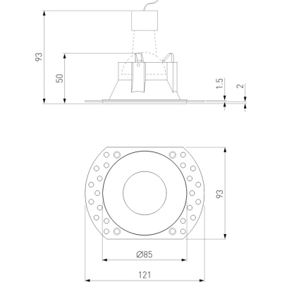 Точечный светильник Elektrostandard Renzo 25020/01