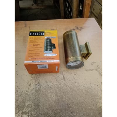 Светильник уличный Ecola GX53 Led 8013A черненая бронза FN53C2ECH