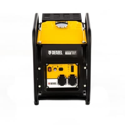 Генератор инверторный GT-2500iF, 2,5 кВт, 230 В, бак 5 л, открытый корпус,  ручной старт Denzel 94704