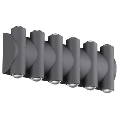 Ландшафтный настенный светильник IP54 LED 4000K 12W 85-265V CALLE 358570 STREET NT21 000 темно-серый   NOVOTECH CALLE 358570