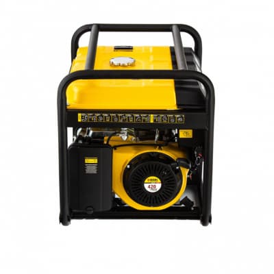 Генератор бензиновый PS 80 E-3, 6.6 кВт, 400 В, 25 л, электростартер Denzel 946954