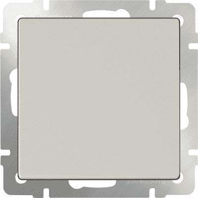 Выключатель одноклавишный перекрестный Werkel WL03-SW-1G-С-ivory слоновая кость 4690389073588
