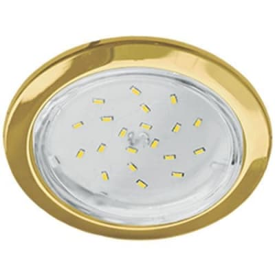 Встраиваемый светильник Ecola GX53 H4-GL золото FG53GLECB