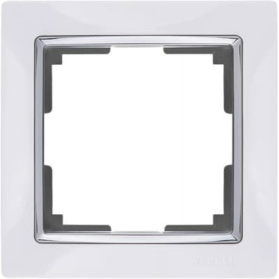 Рамка на 1 пост Werkel Snabb WL03-Frame-01-white белый 4690389046100
