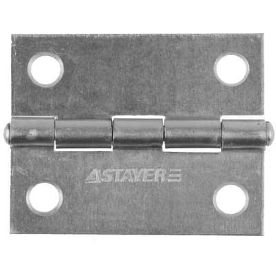 Петля универсальная STAYER 50 x 38 x 1.25 мм, 1 шт., цвет белый цинк 37611-50-1