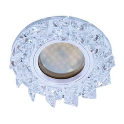Встраиваемый светильник Ecola MR16 DL1661 GU5.3 Glass хром/прозрачный FE16RNECB