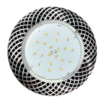 Ecola GX53 H4 DL5381 светильник встраив. без рефл. Сетка Черный/Алюм 20x110 (к+) FB5381ECB