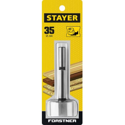 STAYER Forstner 35мм, сверло форстнера по дереву, ДСП 29985-35_z01