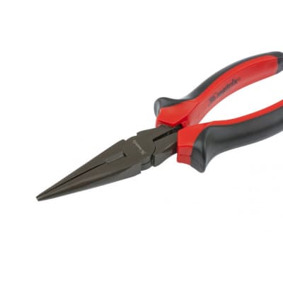 Длинногубцы прямые Black Nickel, 200 мм, двухкомпонентные рукоятки Matrix 17162