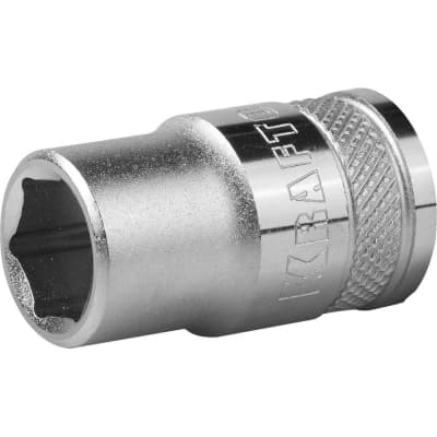 Торцовая головка KRAFTOOL 1/2", 13 мм, Cr-V сталь, хромированная 27805-13_z01