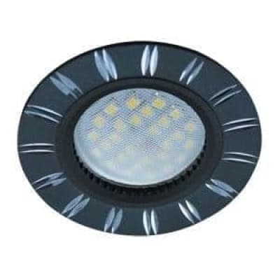 Встраиваемый светильник Ecola MR16 DL3184 GU5.3 черный/алюминий FB1610EFF