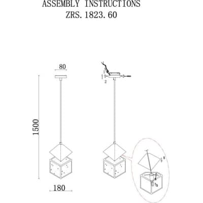 Подвесной светильник Zortes Ice Cube ZRS.1005.01