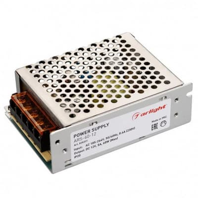 Блок питания Arlight ARS-60-12 12V 60W IP20 025331