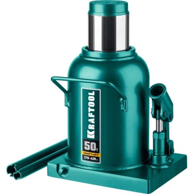 KRAFTOOL KRAFT-LIFT 50т, 270-420мм домкрат бутылочный гидравлический, KRAFT BODY 43462-50_z01