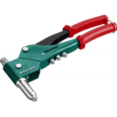KRAFTOOL Combo3-M6 комбинированный заклепочник поворотный 0-360° в кейсе 31178_z01