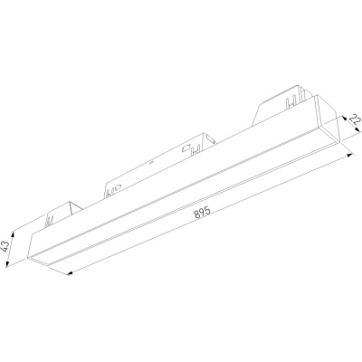 Трековый светильник Elektrostandard Slim Magnetic 85034/01