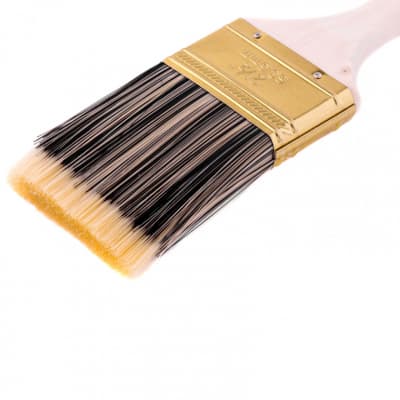 Кисть плоская Golden 2.5, искусственная щетина, деревянная ручка Mtx 83224